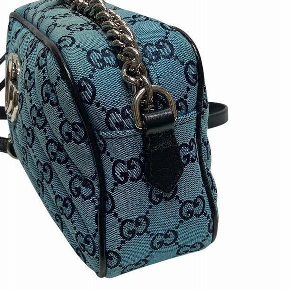 Gucci GG Marmont 447632 Quilted Bag Shoulder Bag Women - Picture 7 of 9